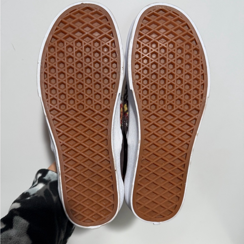 Vans Classic‎ Slip On Fair Isle Brown Multicolor Slip-On Sneakers - Picture 7 of 8